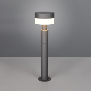 Wegbeleuchtung, Hofbeleuchtung, Eingangsbeleuchtung, Terrassenbeleuchtung, Hotelbeleuchtung, Restaurantbeleuchtung, Gartenwegbeleuchtung, Parkbeleuchtung, LED Außen Stehleuchte, Anthrazit, Aludruckguss, IP54, 50 cm Höhe