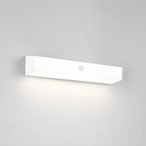 LED Aussen Wandleuchte, Hybrid Solar, Akku, Sensoren, IP44, 30 cm x 9 cm