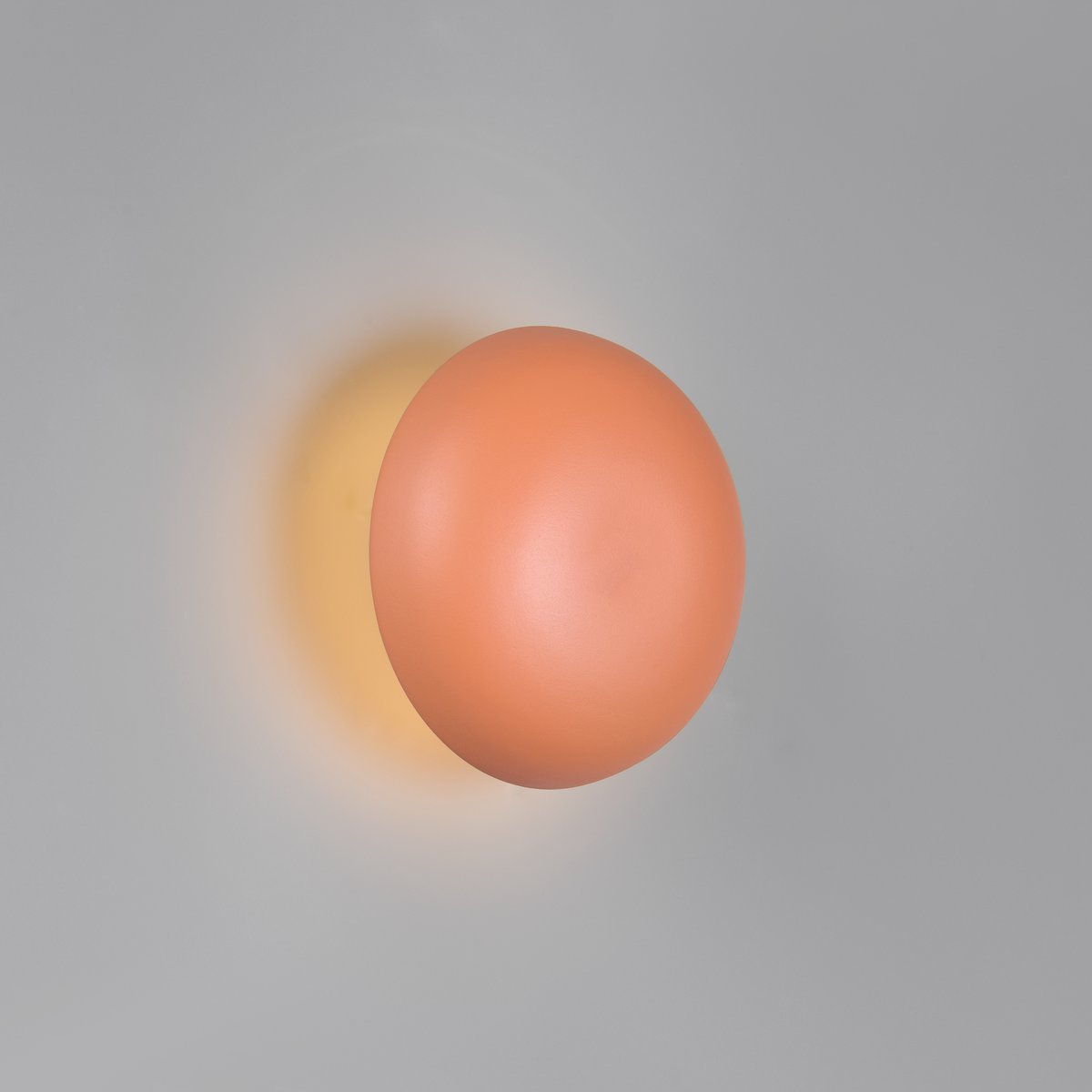 LED Wandleuchte, Apricot, Metall, USB Anschluss, Akku, Touch Dimmer, 16 cm Ø