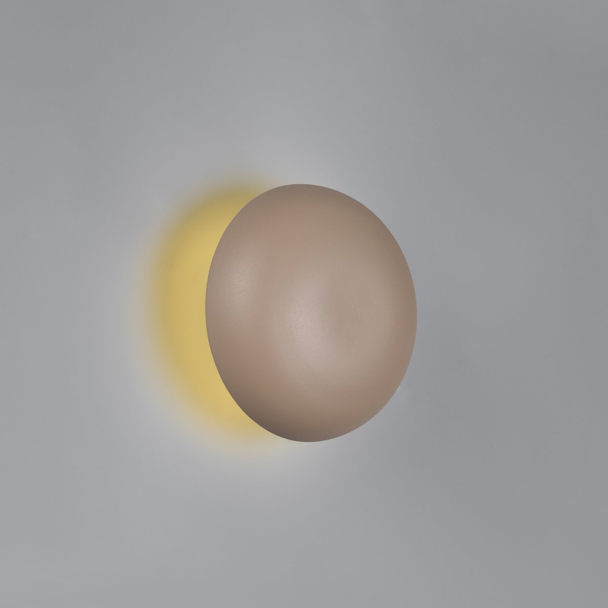 LED Wandleuchte, Beige, Metall, Akku, USB Anschluss, Touch Dimmer, Rund, 16 cm Ø