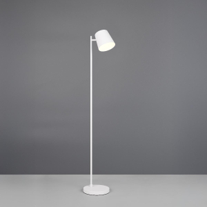 LED Stehleuchte, Weiss, Metall, Akku, Touch Dimmer, 125 cm Höhe