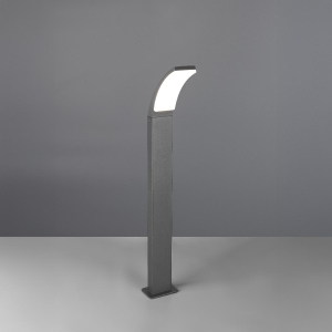 Outdoorbeleuchtung, Pollerbeleuchtung, Wegbeleuchtung, Eingangsbeleuchtung, Einfahrtsbeleuchtung, LED Aussen Stehleuchte, Poller, Anthrazit, Aludruckguss, 4000 Kelvin, IP44, 100 cm