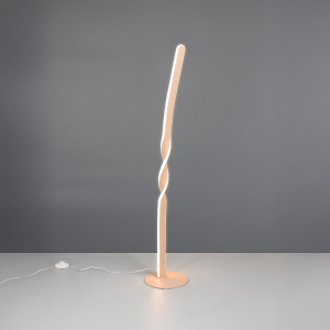 LED Stehleuchte, Sand, Fusschalter, 4000 Kelvin, 110 cm Höhe