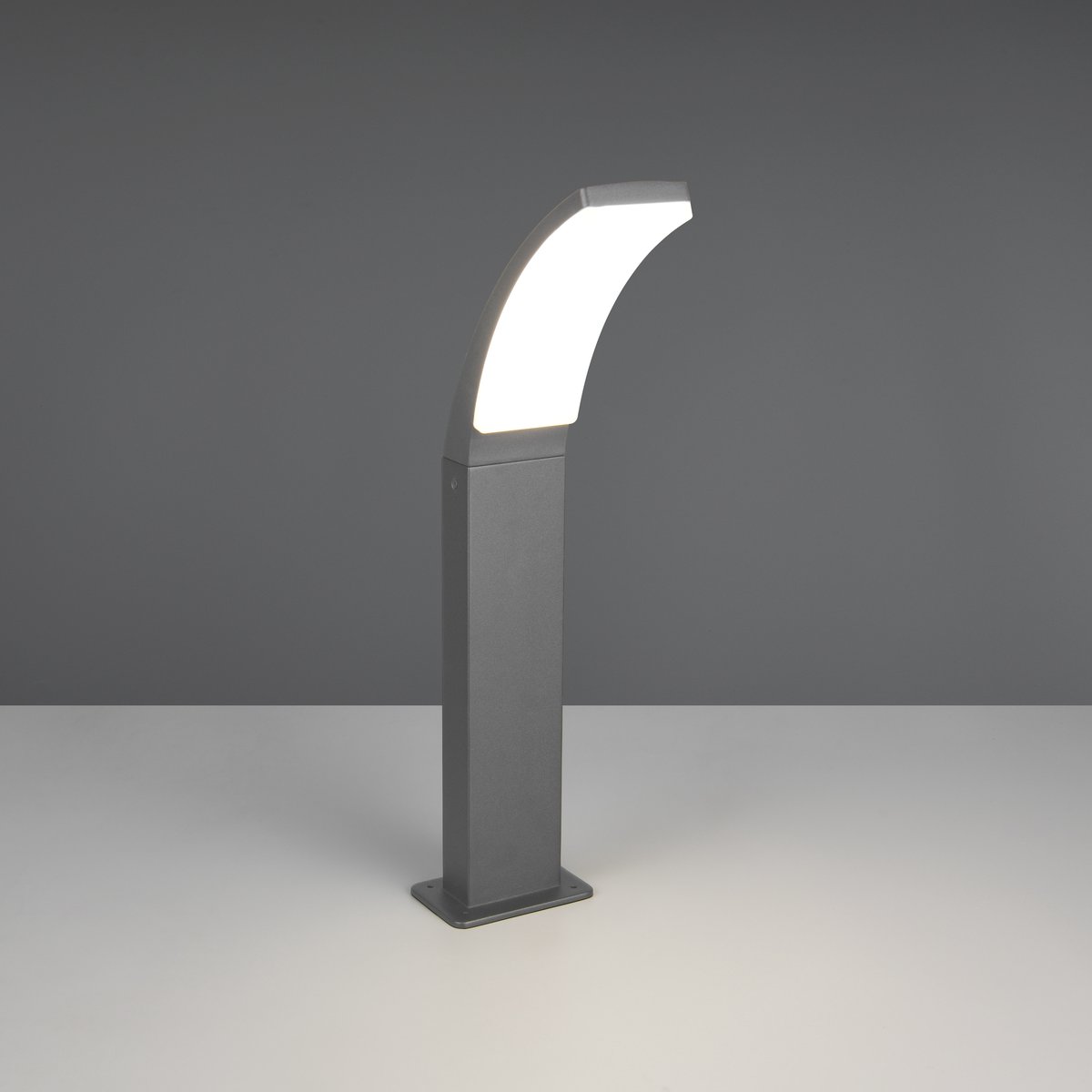 Pollerbeleuchtung, Pfostenbeleuchtung, Wegbeleuchtung, Hofbeleuchtung, Einfahrtsbeleuchtung, Eingangsbeleuchtung, Terrassenbeleuchtung, Gartenbeleuchtung, LED Aussen Stehleuchte, Poller, Anthrazit, Aludruckguss, 4000 Kelvin, IP44, 60 cm