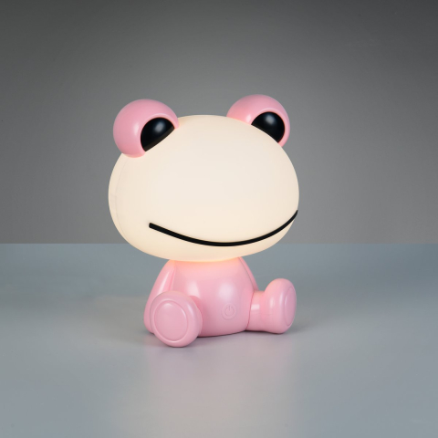 LED Tischleuchte, Pink, Weiss, RGB, Touch Funktion, Schalter, 25 cm Höhe