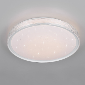 LED Deckenleuchte, CCT, Dimmer, Fernbedienung, Nachtlicht, 39 cm Ø