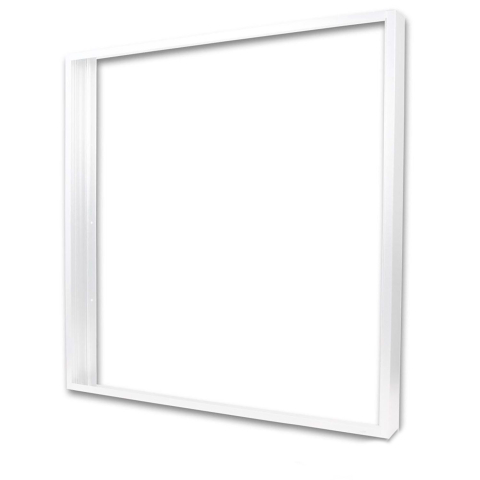 Aufbaurahmen, Quadratisch, Weiss, RAL 9016, 63 cm x 63 cm