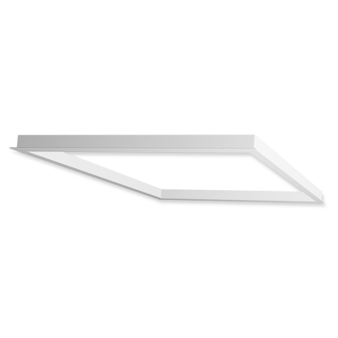 Einbaurahmen, Quadratisch, Weiss, RAL 9016, 66 cm x 66 cm