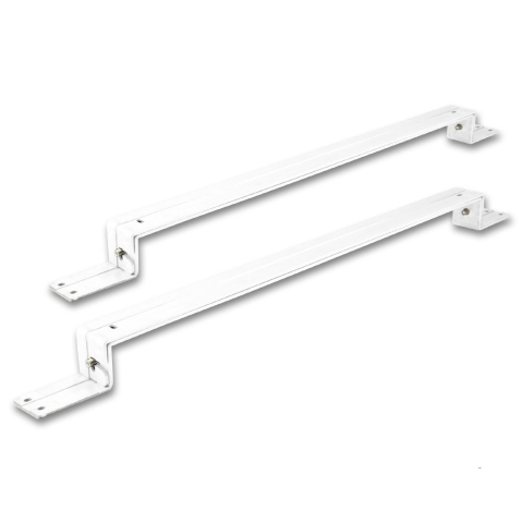 Montagebügel, 2er Set, RAL 9016, 63 cm Länge