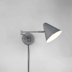 Wandleuchte, Metall, Anthrazit, Schwenkbar, FLEXconnect, 54 cm x 16 cm