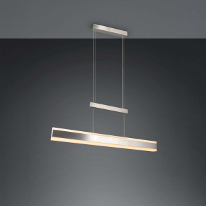 LED Pendelleuchte, CCT, Touch Dimmer, Ausziehbar, Höhe verstellbar, 152 cm x 6 cm