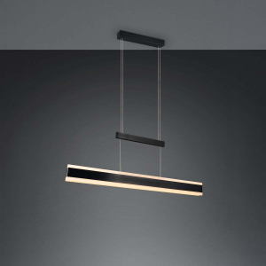 LED Pendelleuchte, Höhe verstellbar, Ausziehbar, CCT, Dimmbar, 152 cm x 6 cm