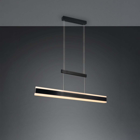 LED Pendelleuchte, Höhe verstellbar, Ausziehbar, CCT, Dimmbar, 152 cm x 6 cm
