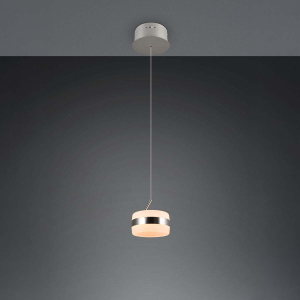 LED Pendelleuchte, Höhe verstellbar, CCT, Switch Dimmer, 16 cm Ø