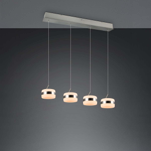  LED Pendelleuchte, Höhe verstellbar, CCT, Switch Dimmer, 85 cm x 16 cm