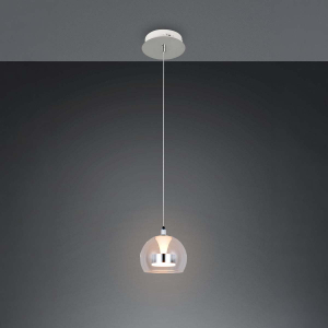 LED Pendelleuchte, Höhe verstellbar, DipSwitch, CCT, Dimmbar, 20 cm Ø