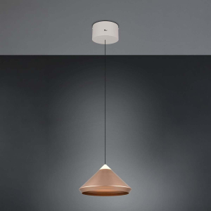 LED Pendelleuchte, Coffee, Höhe verstellbar, CCT, 30 cm Ø
