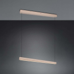 LED Pendelleuchte, Beige, CCT, Höhe verstellbar, Switch Dimmer, 113 cm x 9 cm
