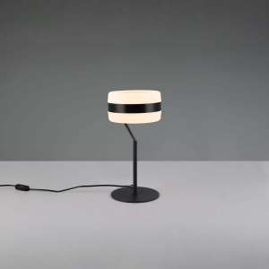 LED Tischleuchte, Schwarz, Dimmer, Touch, CCT, Memory, 30 cm Höhe