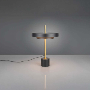 LED Tischleuchte, Schwarz, CCT, Touch, Dimmer, 46 cm Höhe