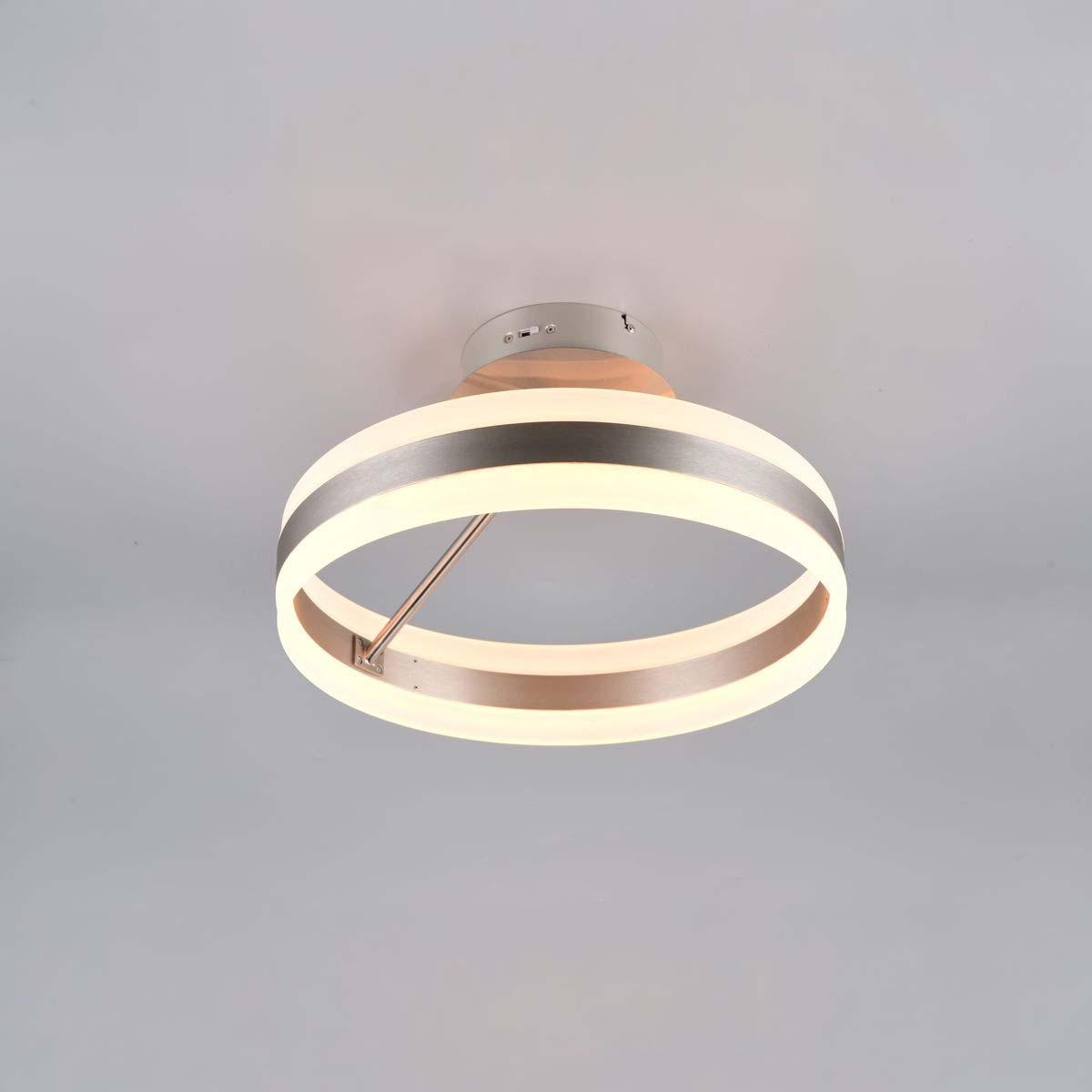 LED Deckenleuchte, Ringform, Switch Dimmer, CCT, 40 cm Ø