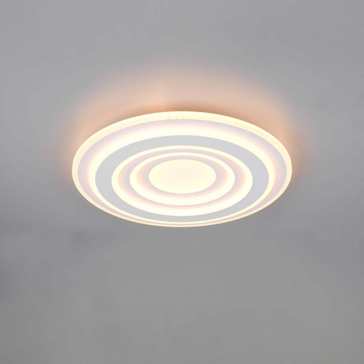 LED Deckenleuchte, CCT, Dimmer, Fernbedienung, Nachtlicht, 48 cm Ø
