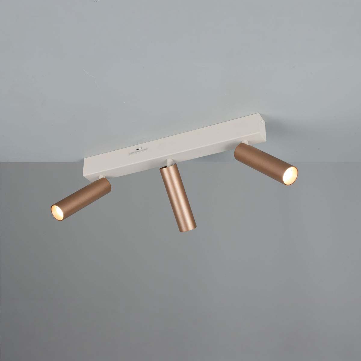 Strahler, Grau, Coffee, 3er, CCT, Switch Dimmer, 44 cm x 4 cm