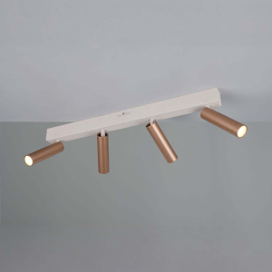 Strahler, 4er, Coffee, Grau, CCT, Switch Dimmer, 65 cm x 4 cm
