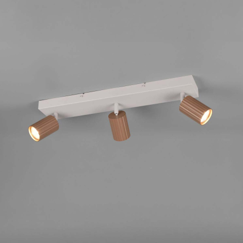 Strahler, Metall, Coffee, 3er, Schwenkbar, 50 cm x 9 cm