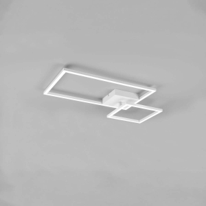 LED Deckenleuchte, Weiss, Schwenkbar, Switch Dimmer, 64 cm x 37 cm