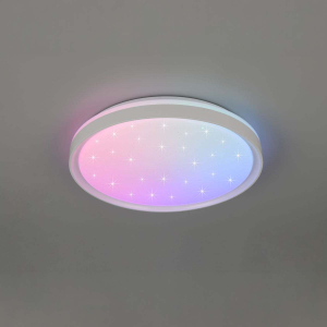 LED Deckenleuchte, RGB, CCT, Dimmbar, Fernbedienung, 39 cm Ø