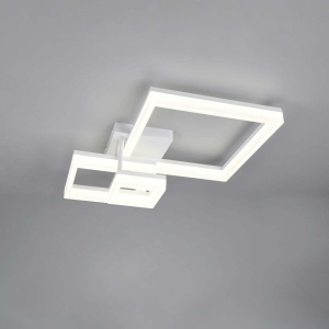 LED Deckenleuchte, Weiss, Quadrate, 4000 Kelvin, 65 cm x 47 cm