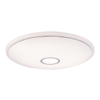 LED Deckenleuchte, Metall, Weiss, CCT, Timer, Dimmer, Fernbedienung, 68 cm Ø