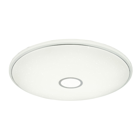 LED Deckenleuchte, Metall, Weiss, Timer, Fernbedienung, CCT, 79 cm Ø