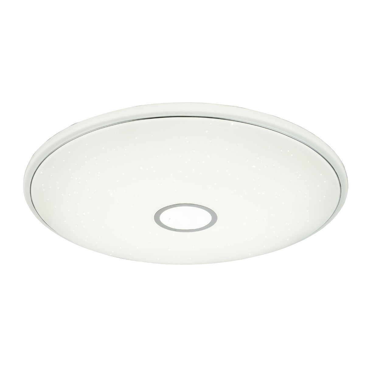 LED Deckenleuchte, Metall, Weiss, Timer, Fernbedienung, CCT, 79 cm Ø