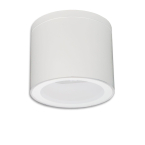 Schaufensterbeleuchtung Moderne Außen Aufbauleuchte, Zylinder, Weiß, IP54, 11 cm Ø, Terrassen Deckenleuchte, Veranda Deckenlicht, Praxisbeleuchtung, Innenraumbeleuchtung, Outdoorleuchte
