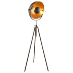 Stehleuchte, Rostfarbe, Gold, Metall, Rund, Stabförmig, LED geeignet, E27 Fassung, 179 cm, Vintage, Studio, Versandkostenfrei