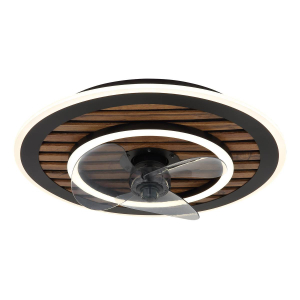 LED Deckenleuchte, Ventilator, CCT, Timer, Dimmer, Fernbedienung, 49 Ø