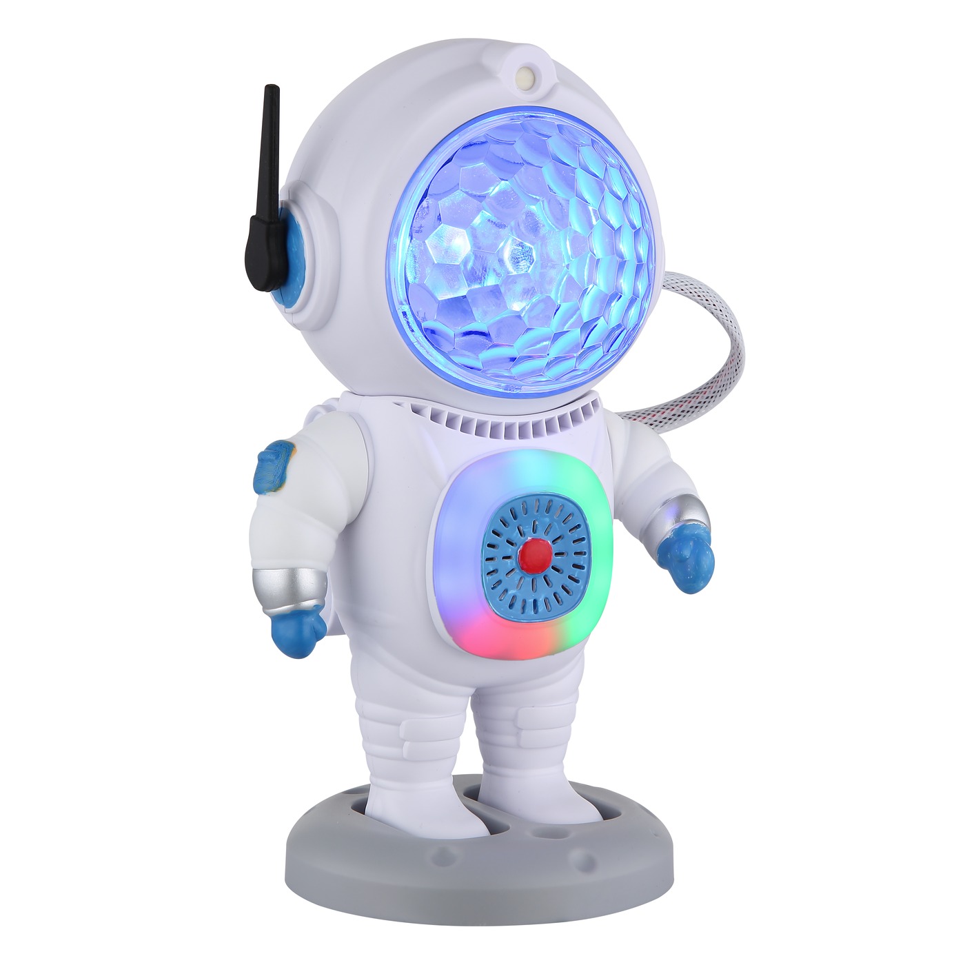 LED Tischleuchte, Astronaut, Kunststoff, RGB, 22 cm Höhe