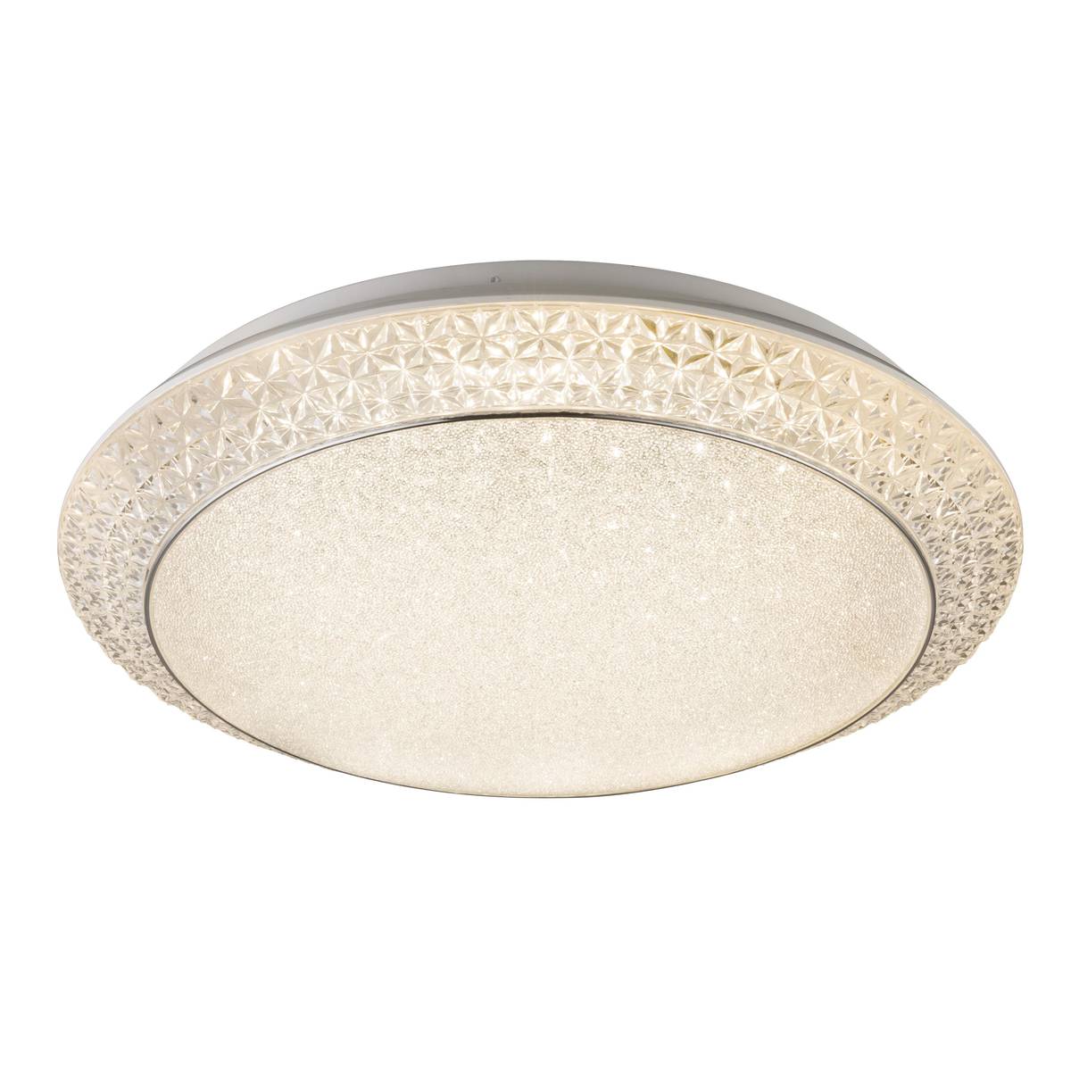 LED Deckenleuchte, Metall, CCT, Fernbedienung, Dimmer, 51 cm Ø
