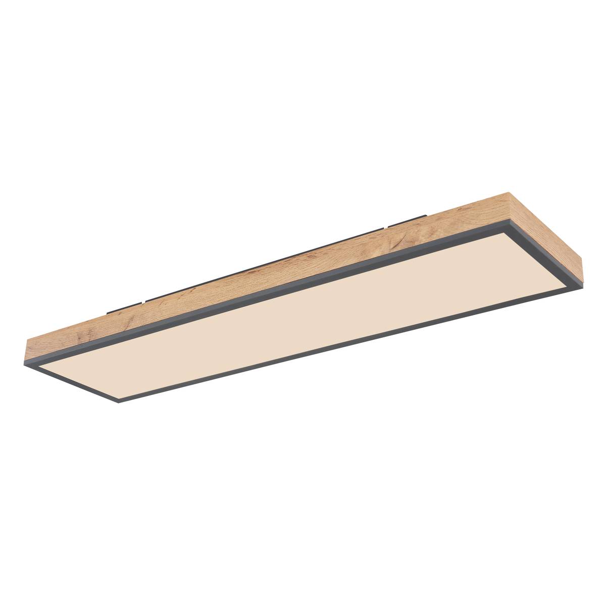 LED Deckenleuchte, CCT, Dimmer, Fernbedienung, 80 cm x 20 cm