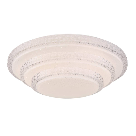 Smart Home Deckenleuchte, CCT, Dimmer, Fernbedienung, 50 cm Ø