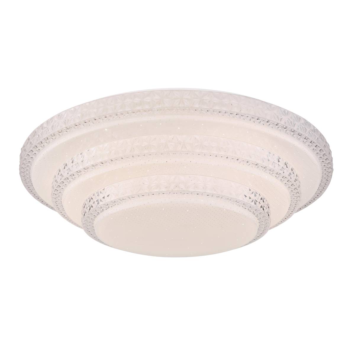 Smart Home Deckenleuchte, CCT, Dimmer, Fernbedienung, 50 cm Ø