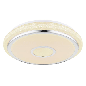LED Deckenleuchte, Acrylkristalle, CCT, Fernbedienung, 50 cm Ø