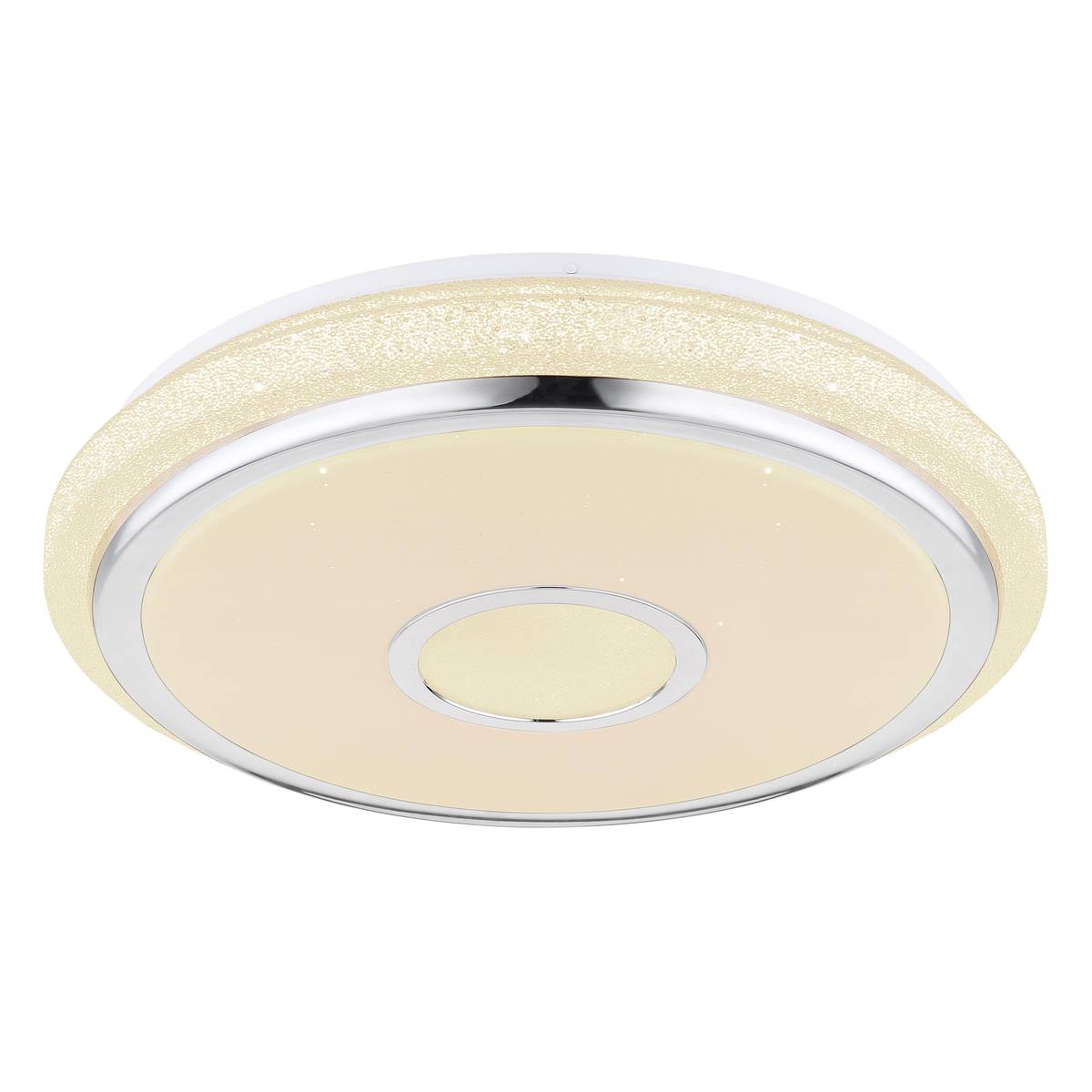 LED Deckenleuchte, Acrylkristalle, CCT, Fernbedienung, 50 cm Ø
