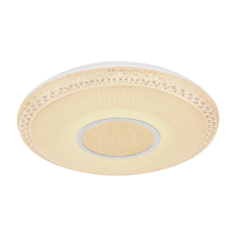 LED Deckenleuchte, RGB, CCT, Dimmer, Fernbedienung, 50 cm Ø
