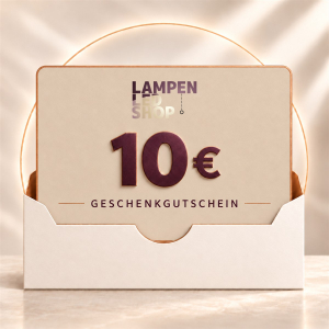 Geschenkgutschein 10 Euro für Leuchten