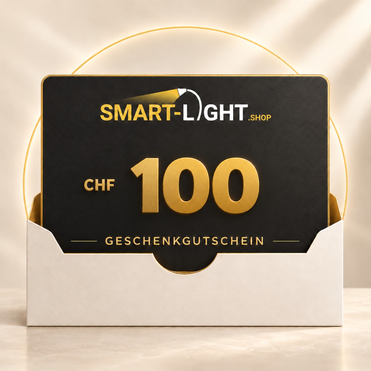 SMART-LIGHT Geschenkgutschein im Wert von CHF 100