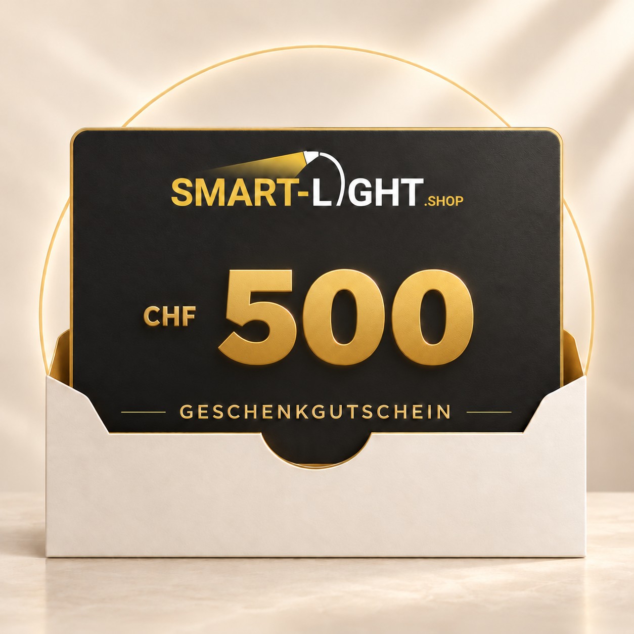 SMART-LIGHT Geschenkgutschein im Wert von CHF 500