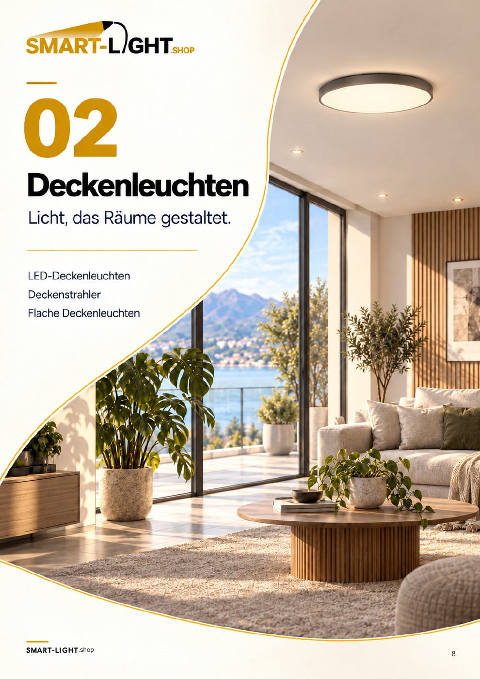 Deckenleuchten im SMART-LIGHT Katalog